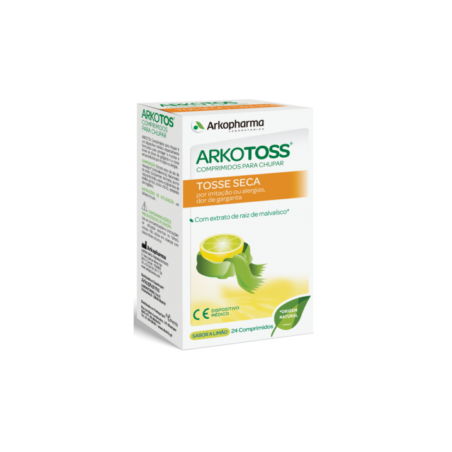 ARKOTOS Tosse Seca Sabor Limao 24 comp.