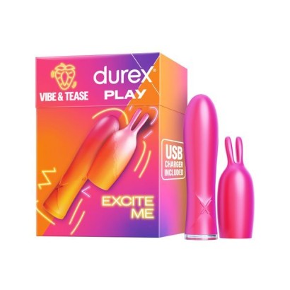 Durex Play Vibrador e Estimulador Vibe & Tease 2 em 1
