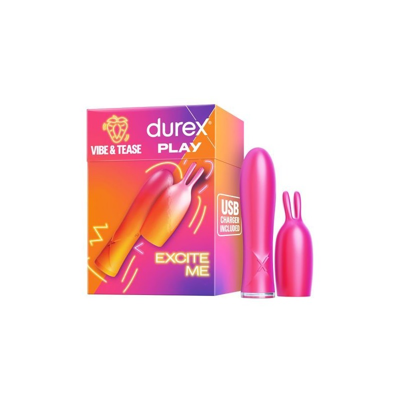 Durex Play Vibrador e Estimulador Vibe & Tease 2 em 1