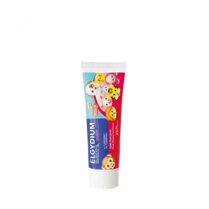 Elgydium Kids Gel Dentífrico Emoji Morango 50ml