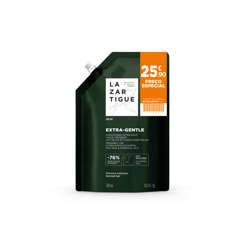 Lazartigue Extra Gentle Champo 500ml Recarga