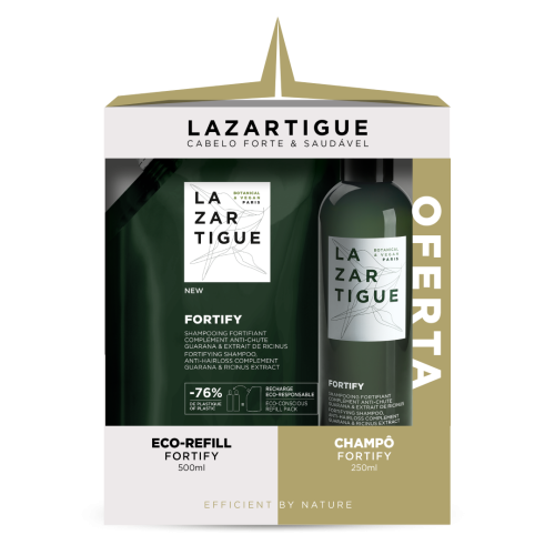 Lazartigue Champô Eco Recarga 500ml OFERTA Fortify 250ml