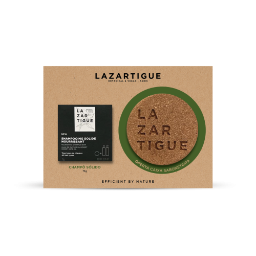 Lazartigue Champô Sólido 75g OFERTA Caixa Sabonete