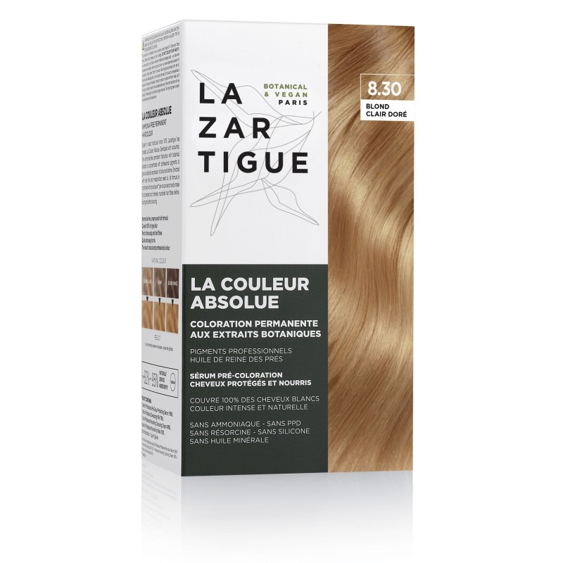 Lazartigue Coloração Permanente 8.30 Louro Claro Dourado