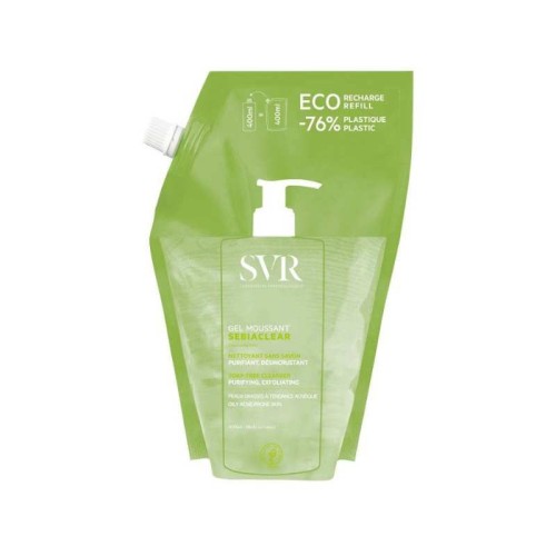 SVR Sebiaclear Gel Moussant Recarga 400ml | Limpeza | Pharmacaring