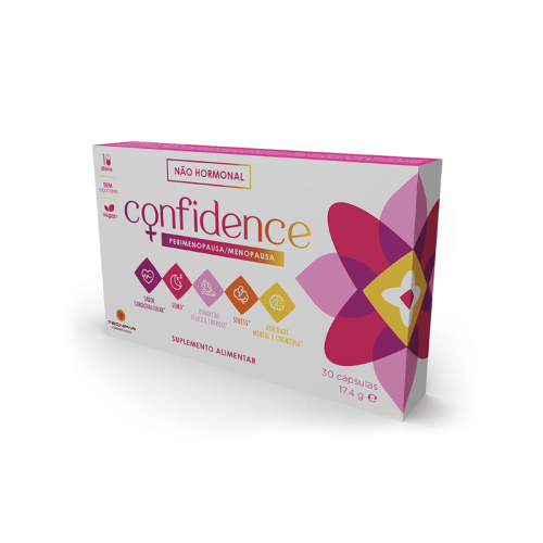 Confidence Caps X30 | Menopausa, Ansiedade e Bem-Estar - Pharmacaring