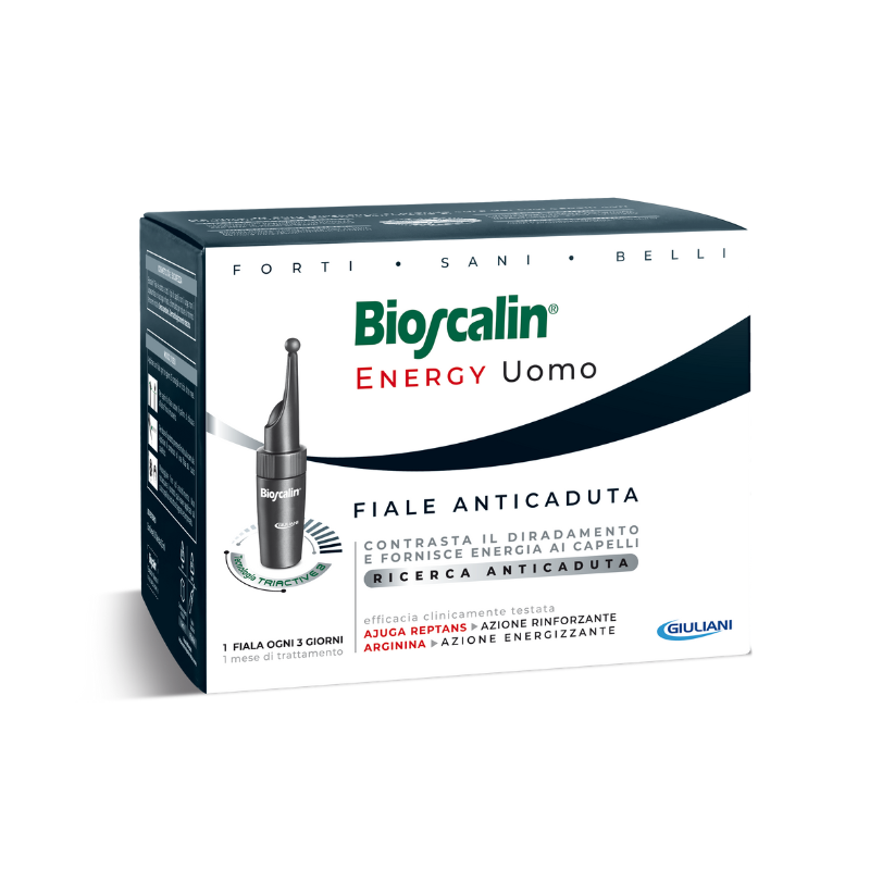Bioscalin Energy Homem Ampolas Queda 10x3,5ml | Fortalece o Cabelo