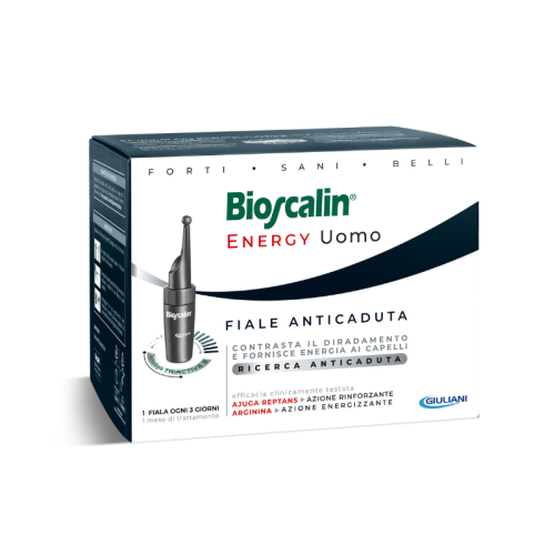 Bioscalin Energy Homem Ampolas Queda 10x3,5ml | Fortalece o Cabelo
