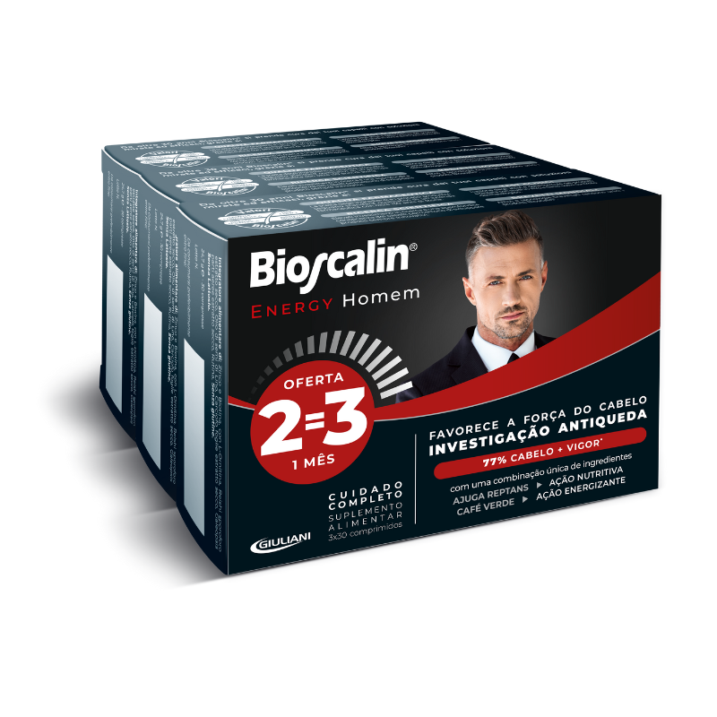 Bioscalin Energy Homem Comprimidos 30x3 | Força Antiqueda | Pharmacaring
