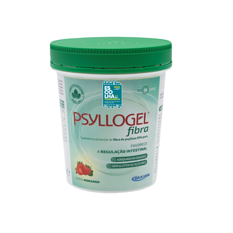 Psyllogel Fibra Morango 170g | Fibra Solúvel com Sabor Agradável