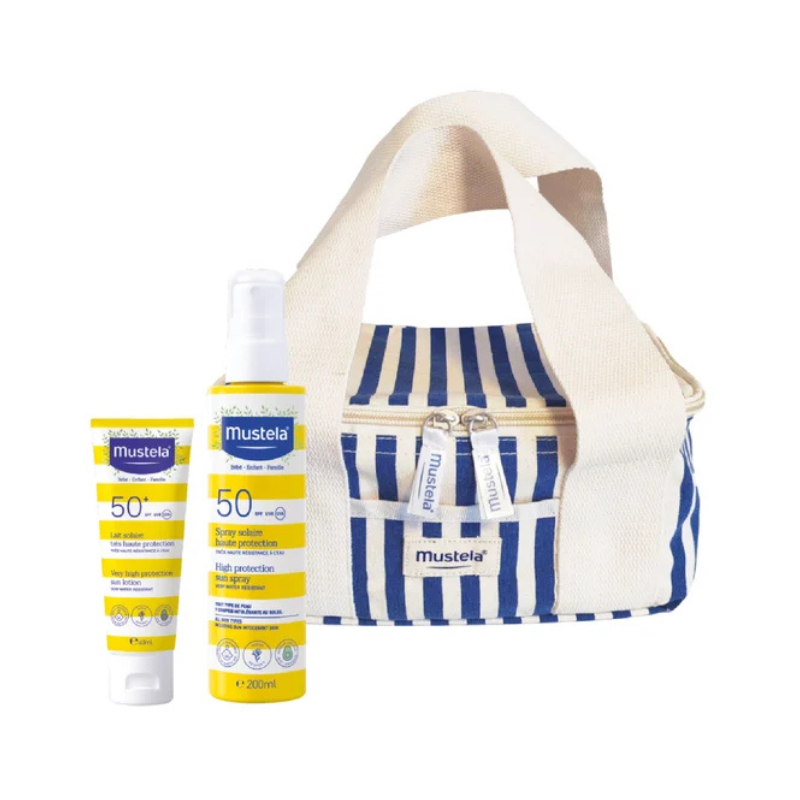 Mustela Kit Solar Necessaire Azul | Proteção Muito Alta