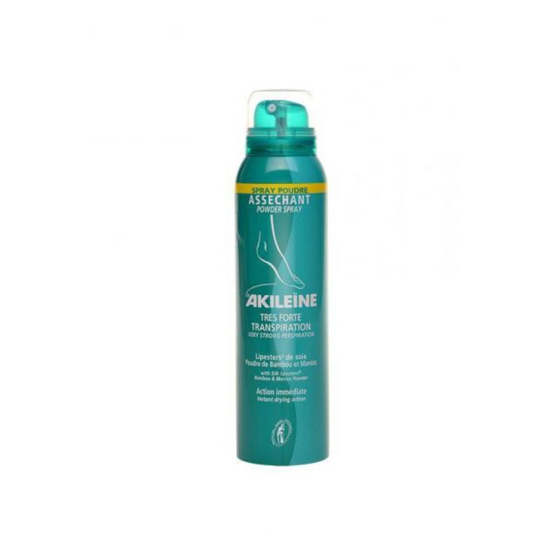 Akileine Spray Pó Absorvente 150ml | Transpiração Pés