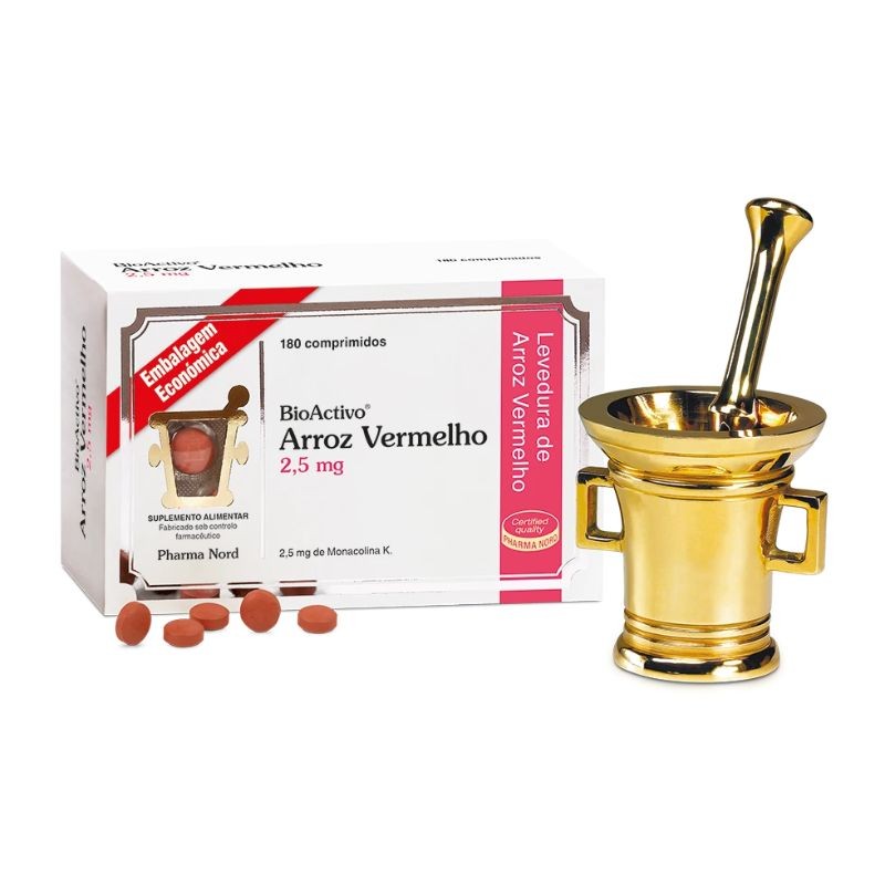 BioActivo Arroz Vermelho 180 Comprimidos | Colesterol Controlado