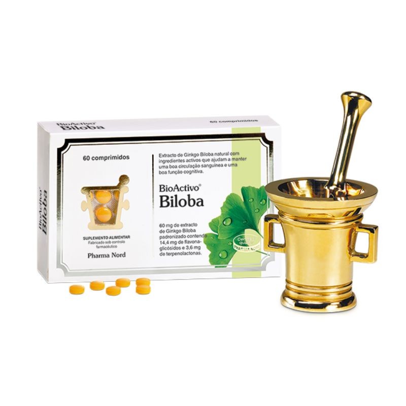 BioActivo Biloba 60mg 60 Comprimidos | Memória e Circulação
