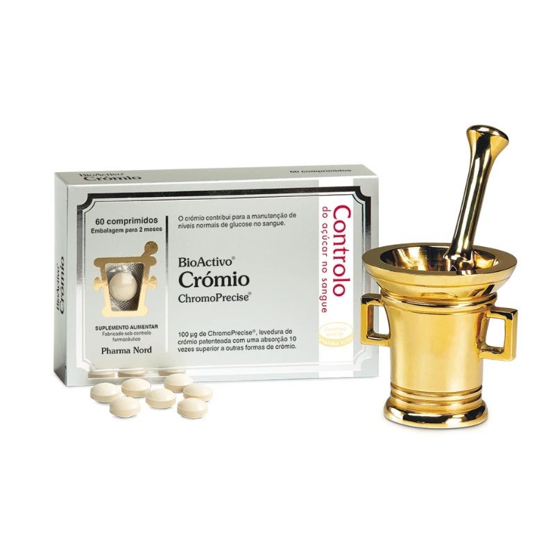 BioActivo Crómio 60 Comprimidos | Açúcar e Metabolismo