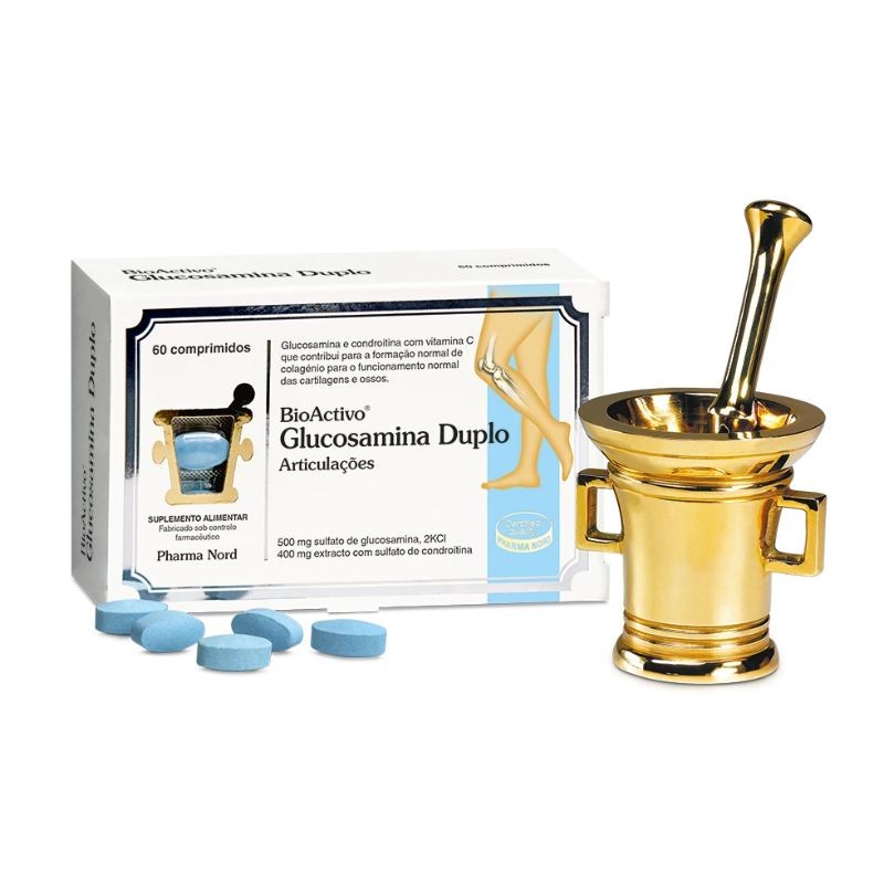 BioActivo Glucosamina Duplo 60 Comprimidos | Articulações BioActivo Glucosamina Duplo 60 Comprimidos | Articulações