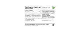 BioActivo Selénio 60 Comprimidos | Antioxidante Celular