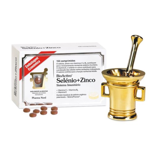BioActivo Selénio + Zinco 150 Comprimidos | Imunidade e Pele
