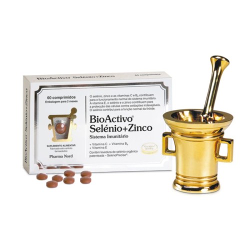 BioActivo Selénio + Zinco 60 Comprimidos | Imunidade e Células