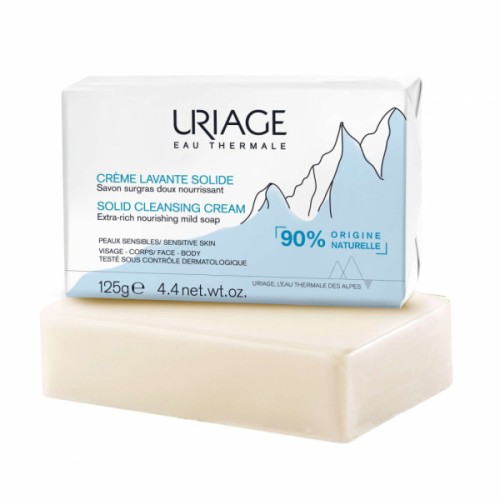 Uriage Sabonete Sólido 125g | Limpeza Suave e Nutritiva