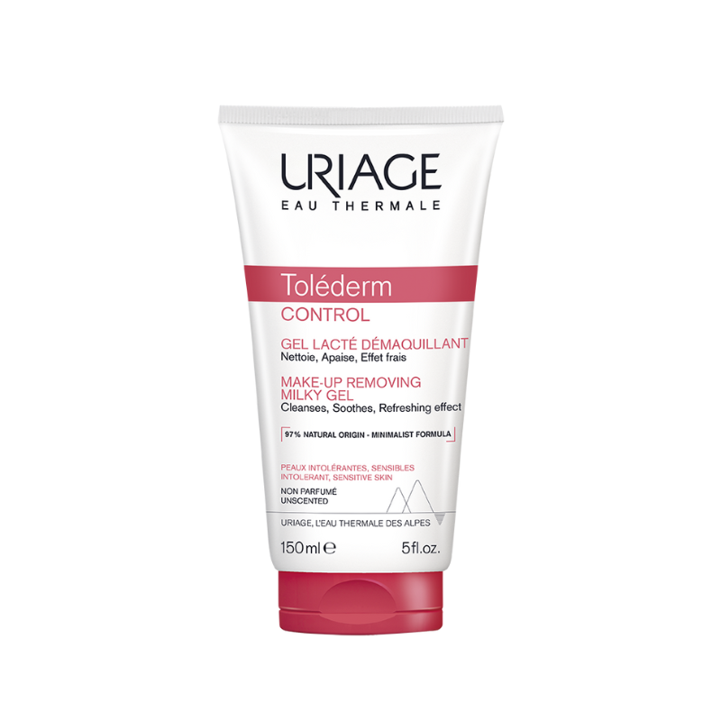 Uriage Gel-Leite Toléderm | Desmaquilha e Acalma
