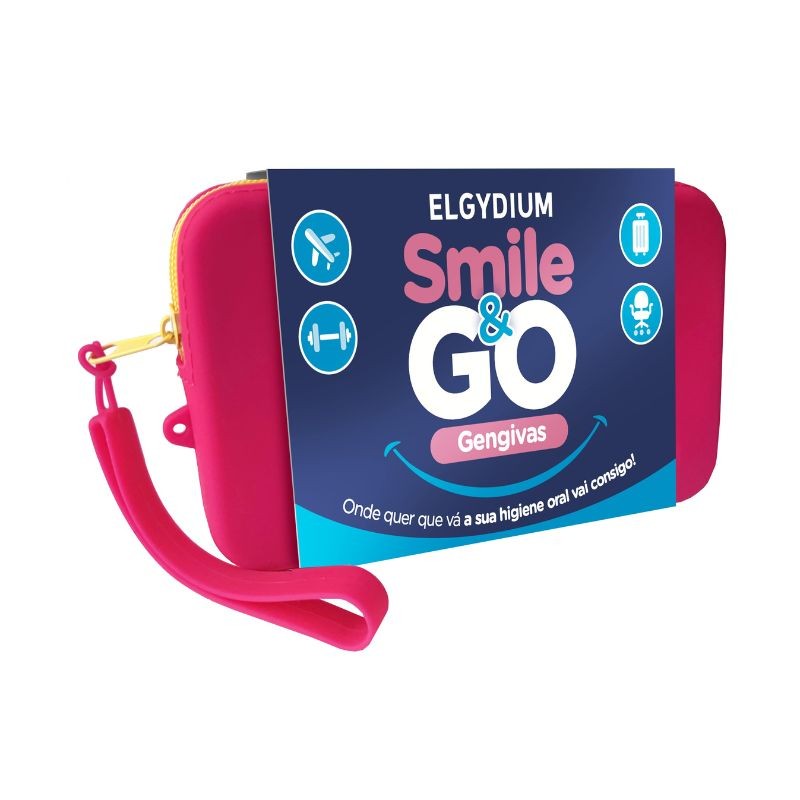 Elgydium Kit Branqueamento | Escova + Pasta Branq + Fita Dentária