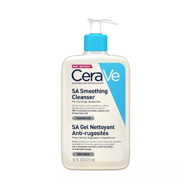 CeraVe SA Gel Limpeza Rugosidade 473ml | Pele Áspera