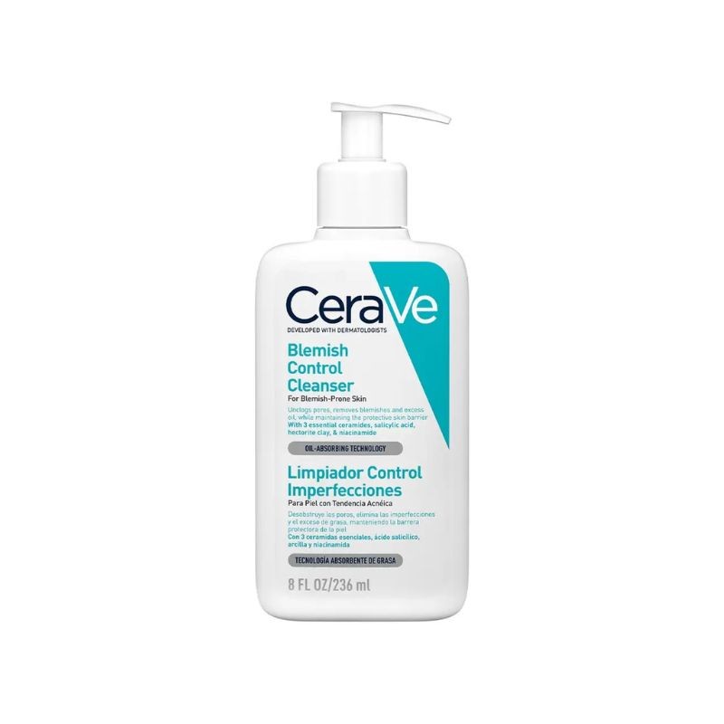 CeraVe Blemish Gel Limpeza 236ml | Pele com Borbulhas