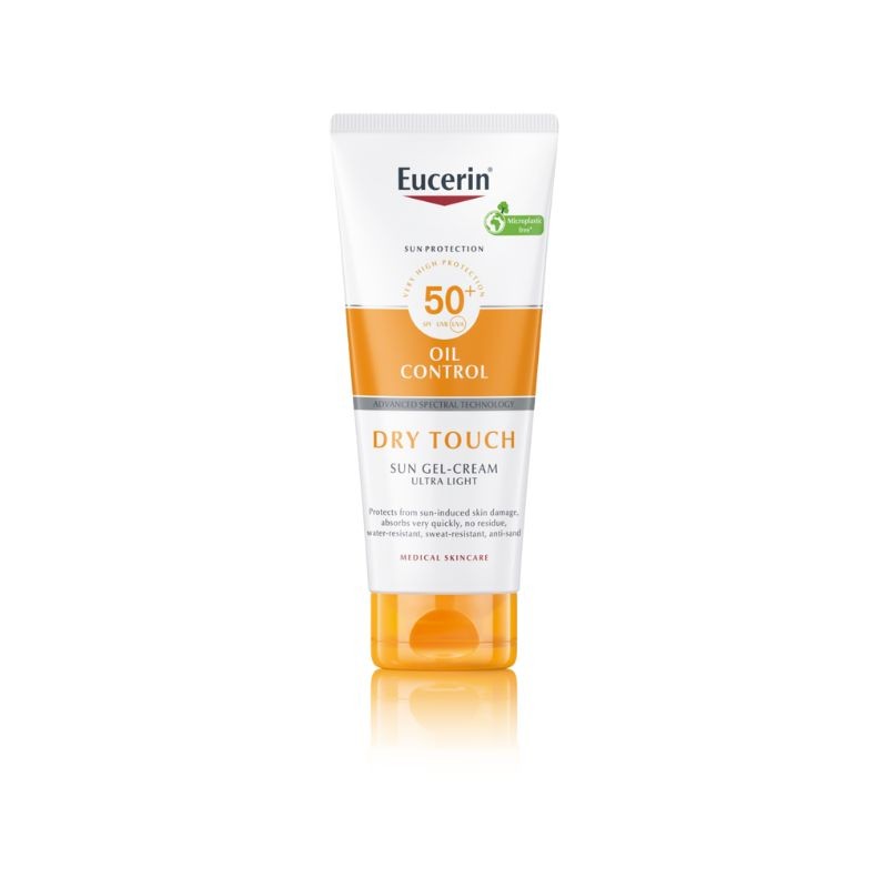 Eucerin Sun Gel-Creme Toque Seco FPS50+ 200ml | Mate e Não Comedogénico