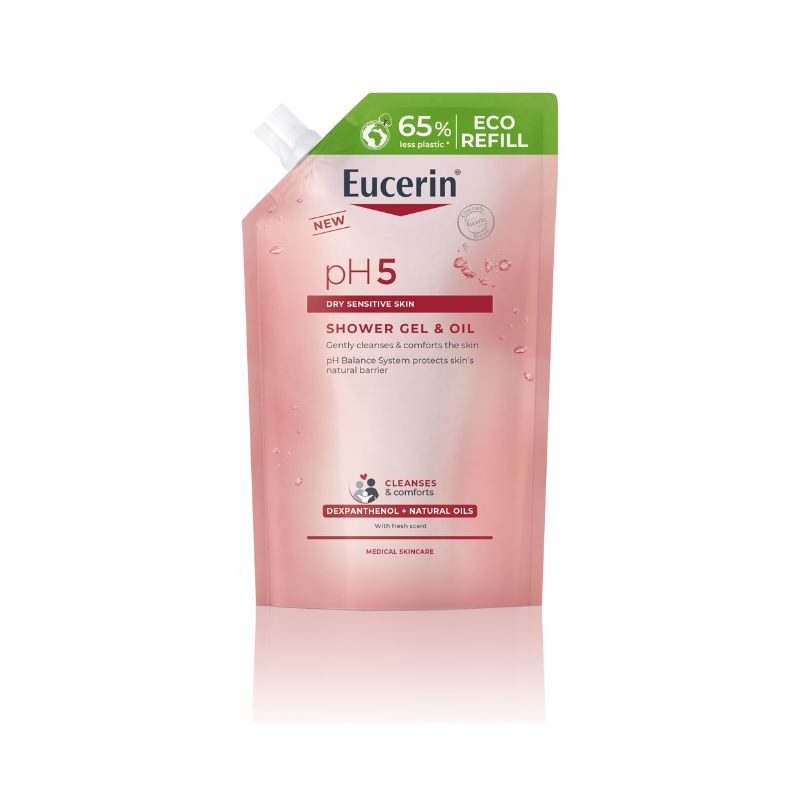 Eucerin pH5 Gel Óleo Duche Refil 400ml | Cuidado & Sustentabilidade