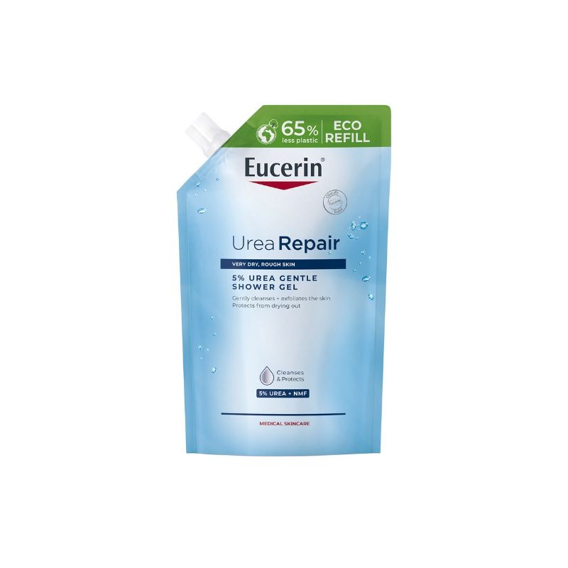 Eucerin UreaRepair Gel Banho Refil 400ml | Limpeza Suave e Sustentável
