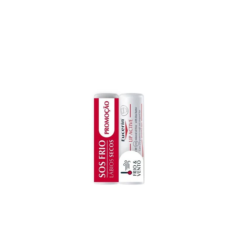 Eucerin Lip Active 4,8g x2 | Promoção Inverno