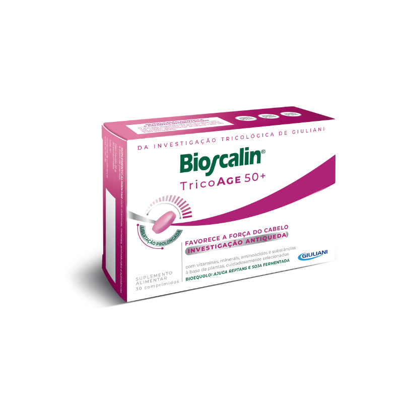 Bioscalin TricoAge 50+ Comprimidos x30 | Força e Vitalidade Capilar Bioscalin TricoAge 50+ Comprimidos x30 | Força e Vitalidade Capilar
