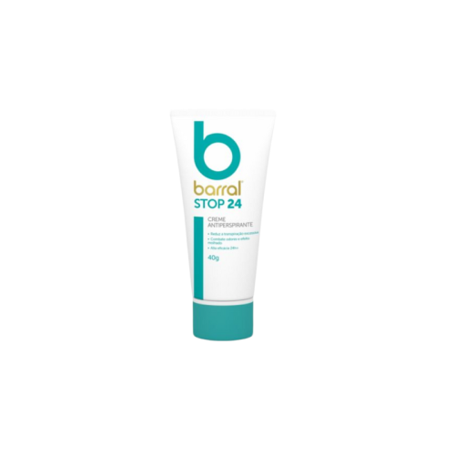 Barral Stop 24 Creme Antitranspirante 40g | Controlo Localizado