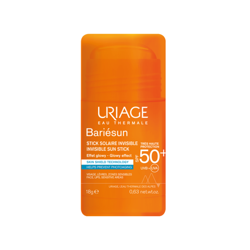 Uriage Bariésun Stick Sol Invisível SPF50+ 18g | Proteção Localizada