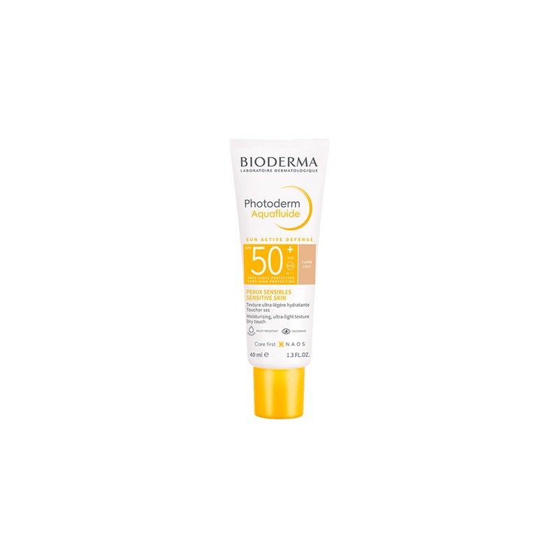Bioderma Photoderm Aquafluide Cor Clara SPF50+ 40ml | Protetor Solar com Cor
