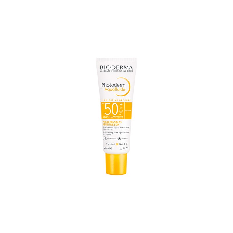 Bioderma Photoderm Aquafluide Sem Cor SPF50+ 40ml | Toque Seco Invisível