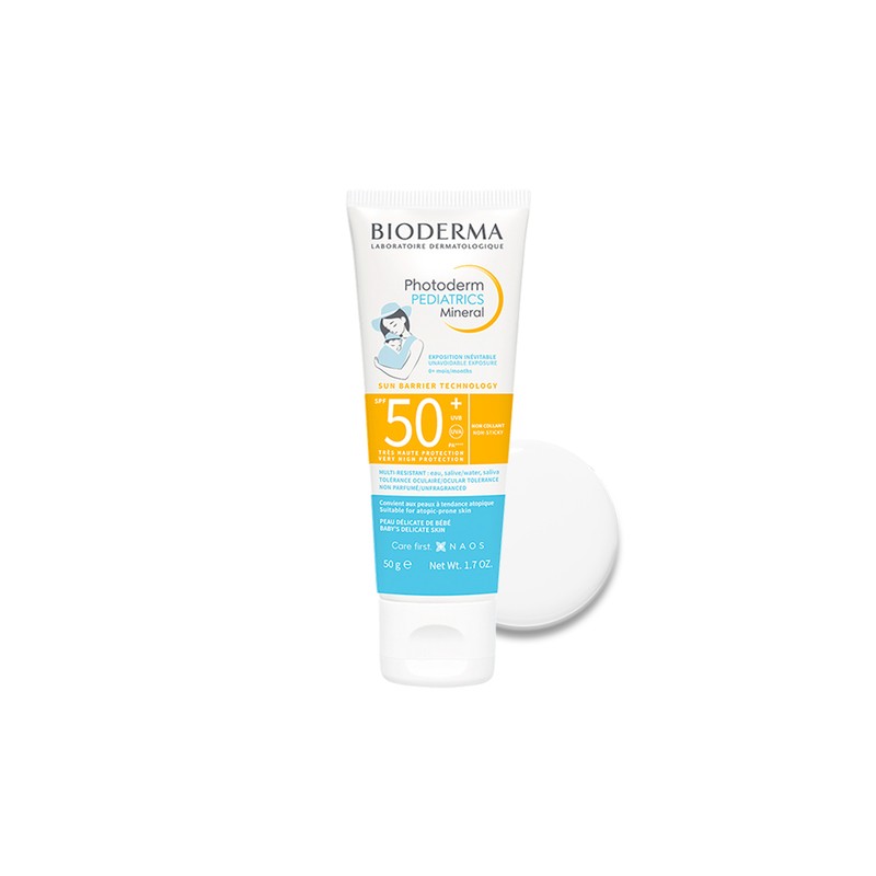 Bioderma Photoderm Pediátrico Mineral SPF50+ 50g | Filtros Minerais
