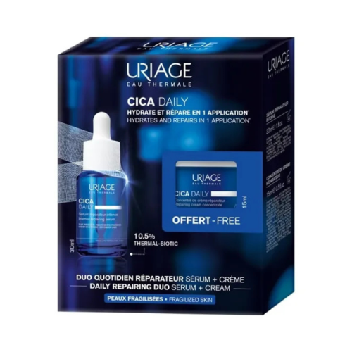 Uriage Bariéderm Cica-Daily Sérum + Creme 15ml | Reparação e Hidratação