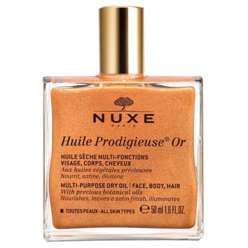 Nuxe Huile Prodigieuse Or 50ml | Óleo Iluminador Dourado