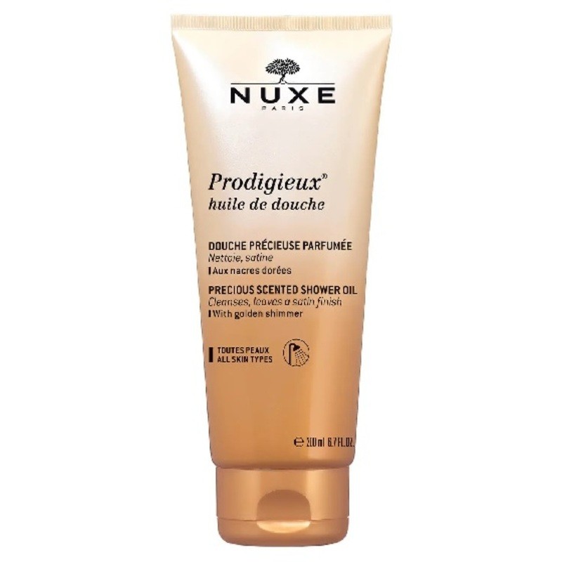 Nuxe Prodigieux Óleo de Duche 200ml | Pele Sedosa & Perfumada