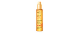 Nuxe Sun Óleo Bronzeador SPF50 150ml | Brilho e Proteção