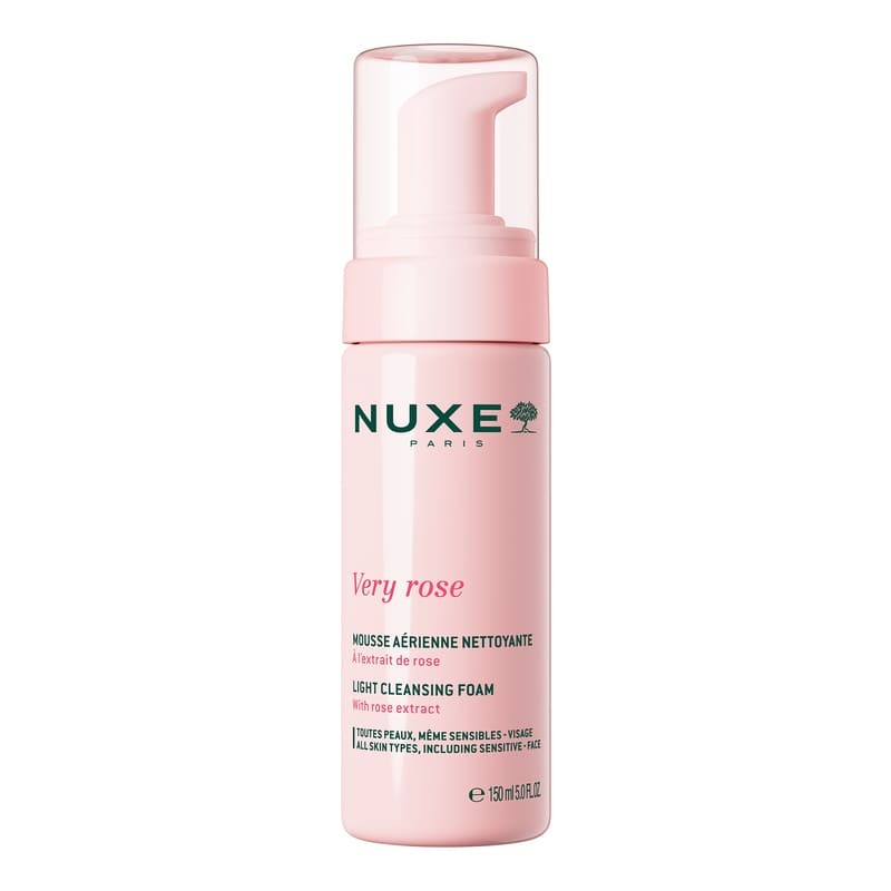 Nuxe Very Rose Espuma Limpeza 150ml | Pele Fresca e Confortável