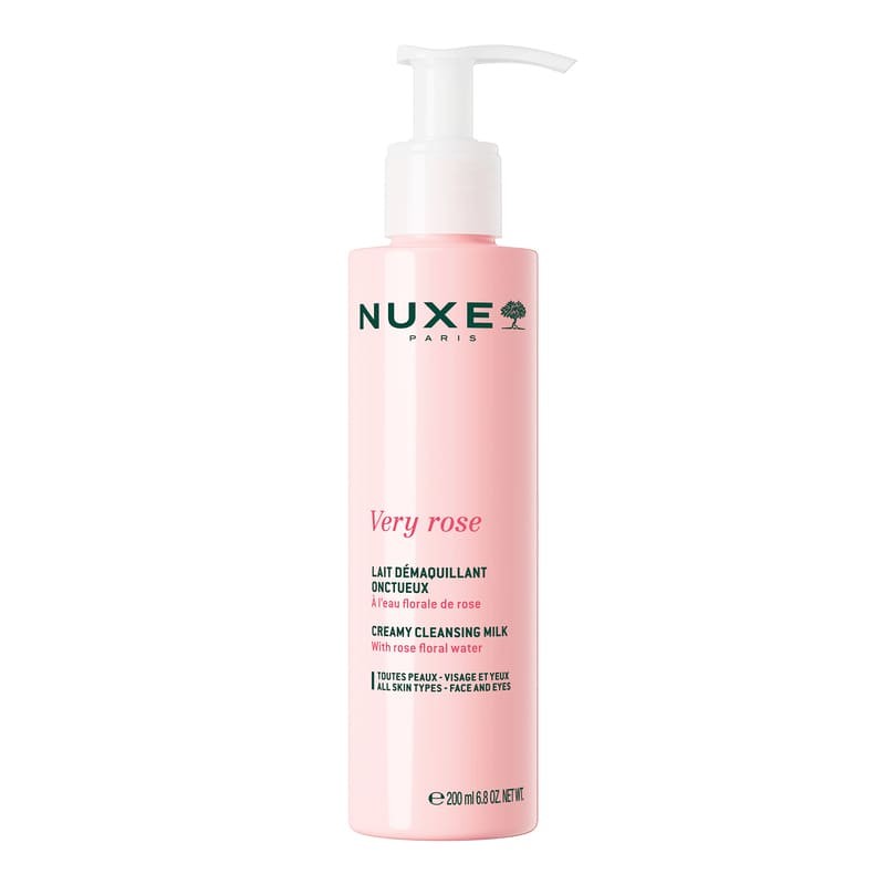 Nuxe Very Rose Leite Demaquilhante 200ml | Limpeza Suave