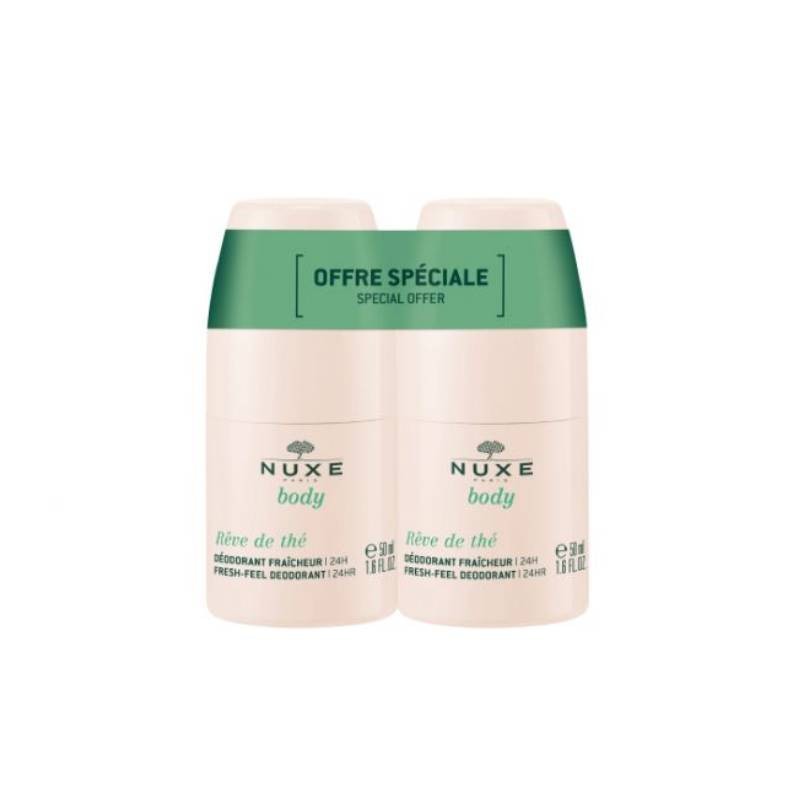 Nuxe Rêve de Thé Duo Desodorizante 24H | Pack 2x50ml