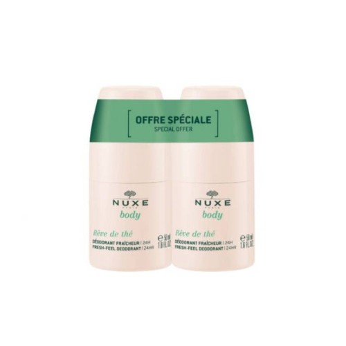 Nuxe Rêve de Thé Duo Desodorizante 24H | Pack 2x50ml