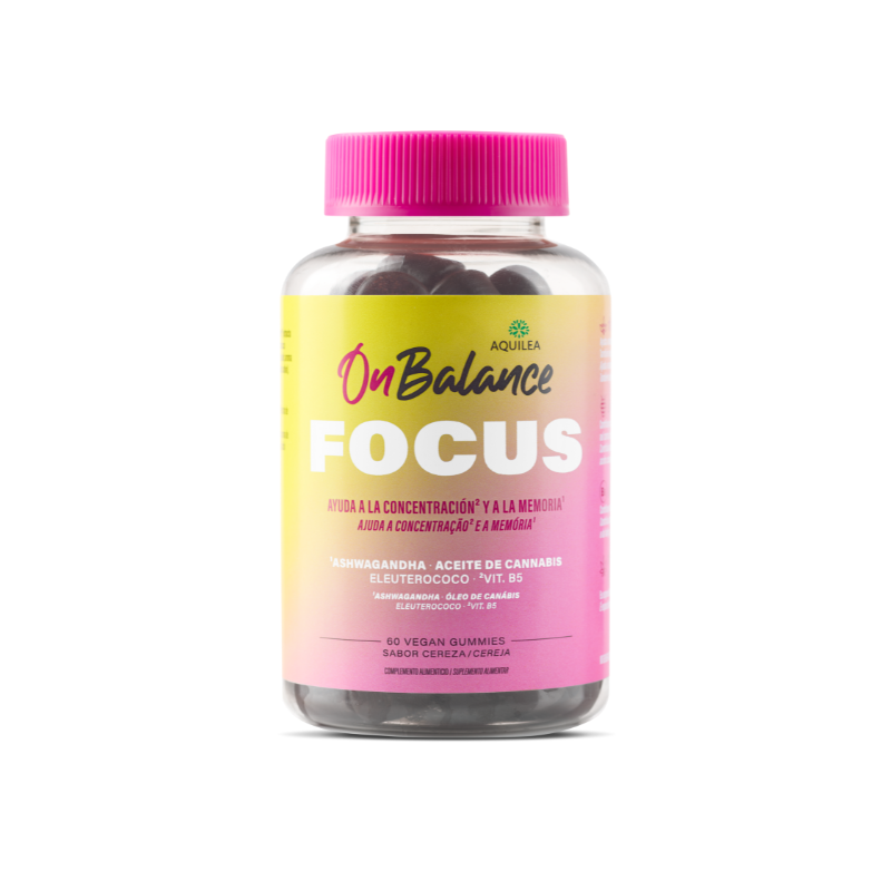 Aquilea OnBalance Focus Gomas Cereja 60 Unidades | Pharmacaring