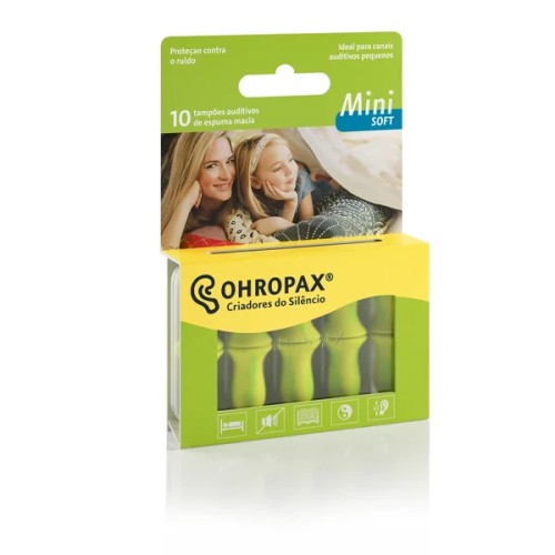 Ohropax Mini Soft 10 Unidades | Tampões Auriculares | Pharmacaring