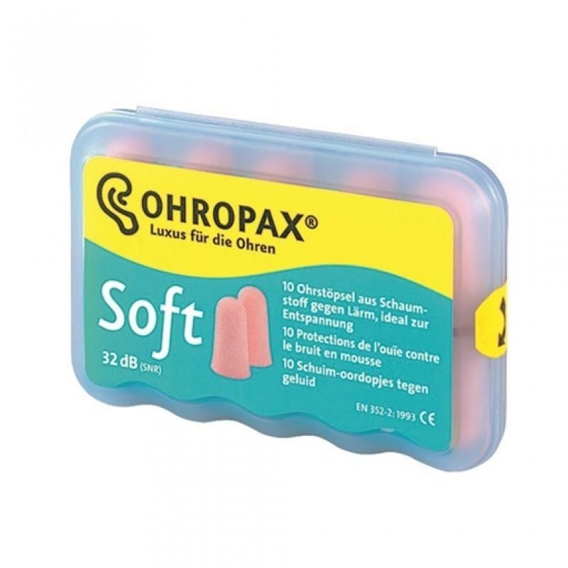 Ohropax Soft Espuma 10 Unidades | Tampões Auriculares | Pharmacaring