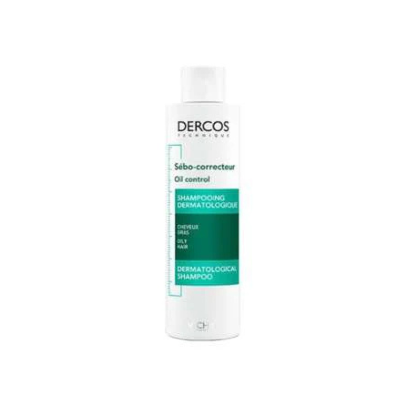 Dercos Sebocorreção Champô 200ml – Controlo da Oleosidade